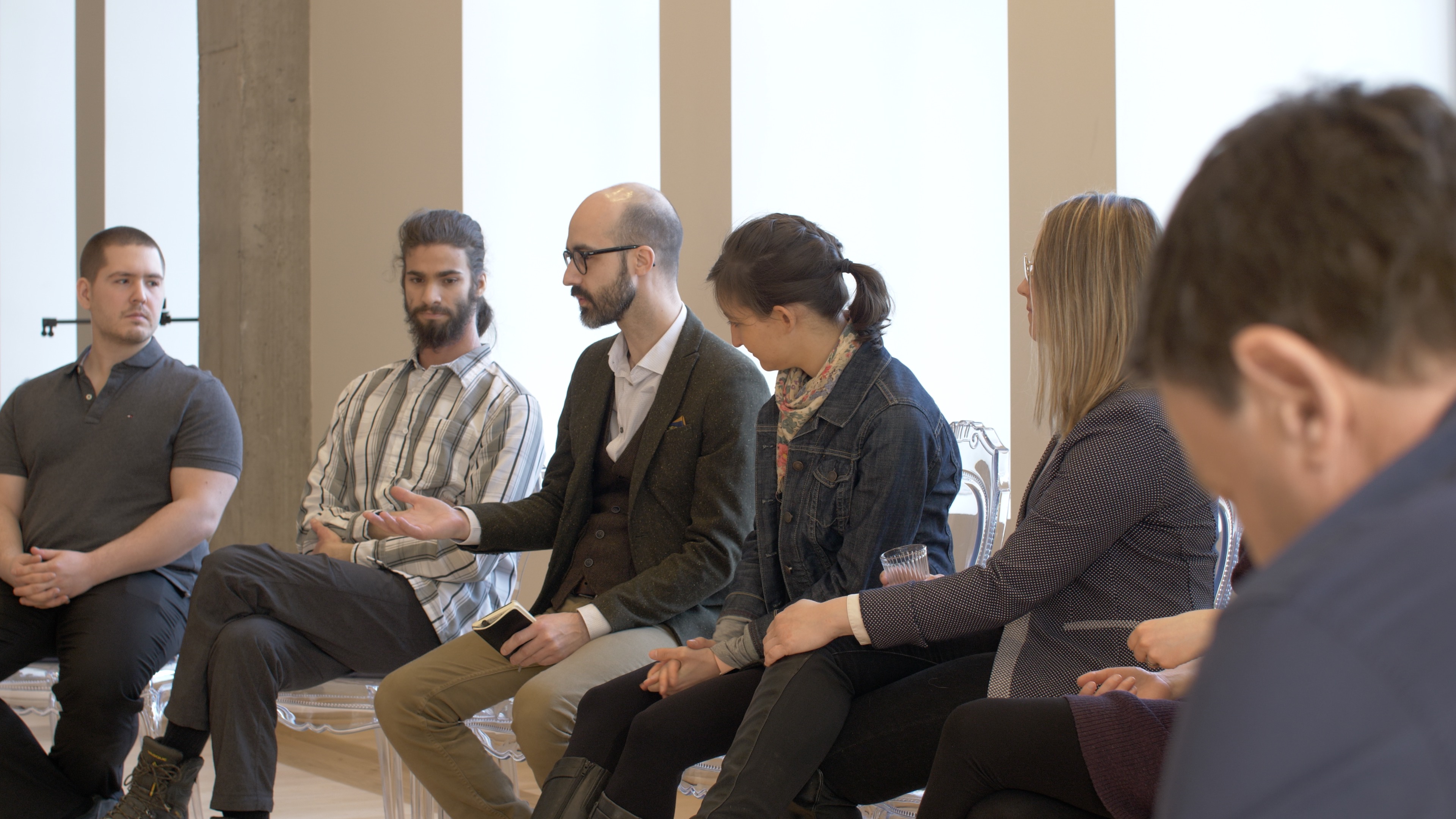 Étudiants en atelier 