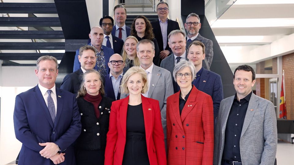 Délégation Norvège avec personnel ULaval