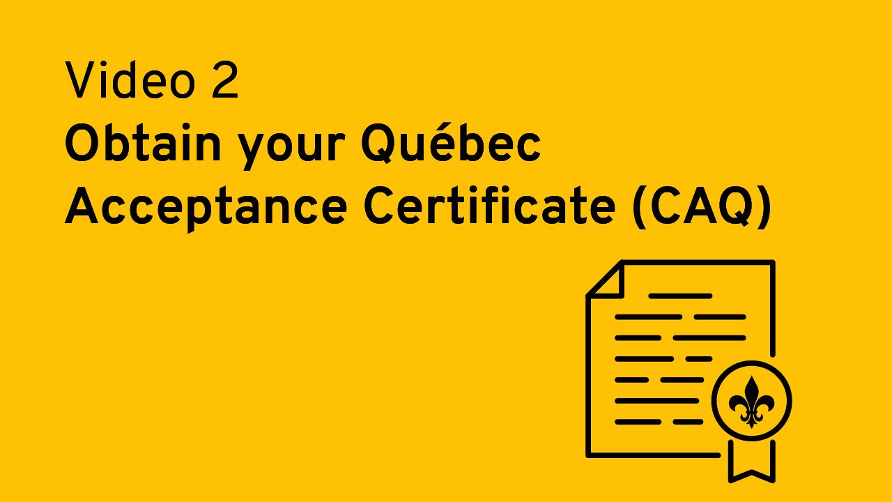 Obtain your CAQ