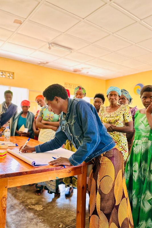 Groupe de personnes au Rwanda