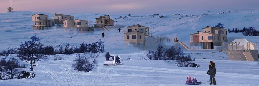recherche sur l'architecture et la biophilie pour repenser l'habitation nordique