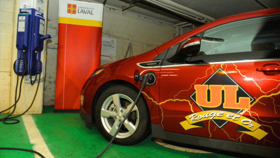 Voiture électrique Rouge et Or