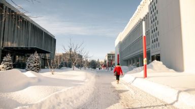 Campus en hiver