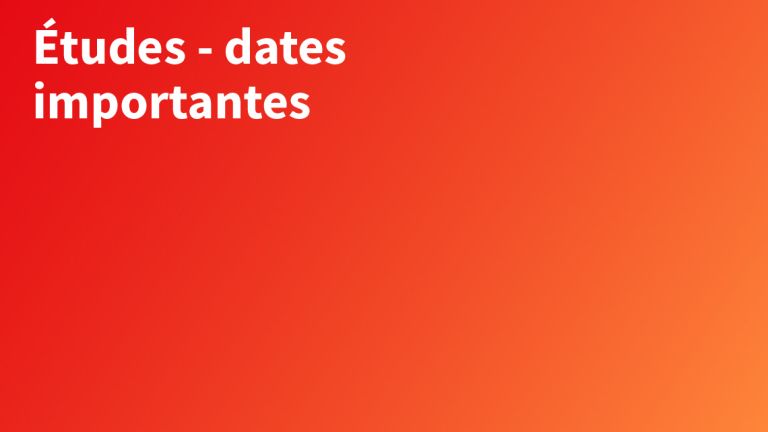 Dates importantes